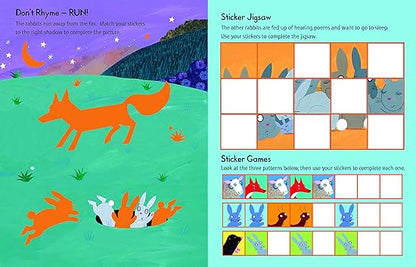 The Rhyming Rabbit Sticker Book - Aaram Parents