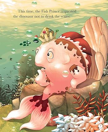 Story Book: 5 Minute Dinosaur Stories - Large Print Story Book - Aaram Parents