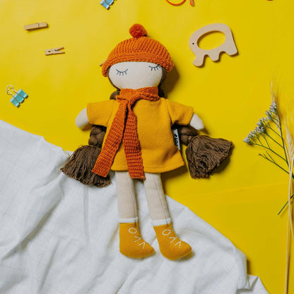 Nesta Toys- Knitted Cotton Soft Toy Doll
