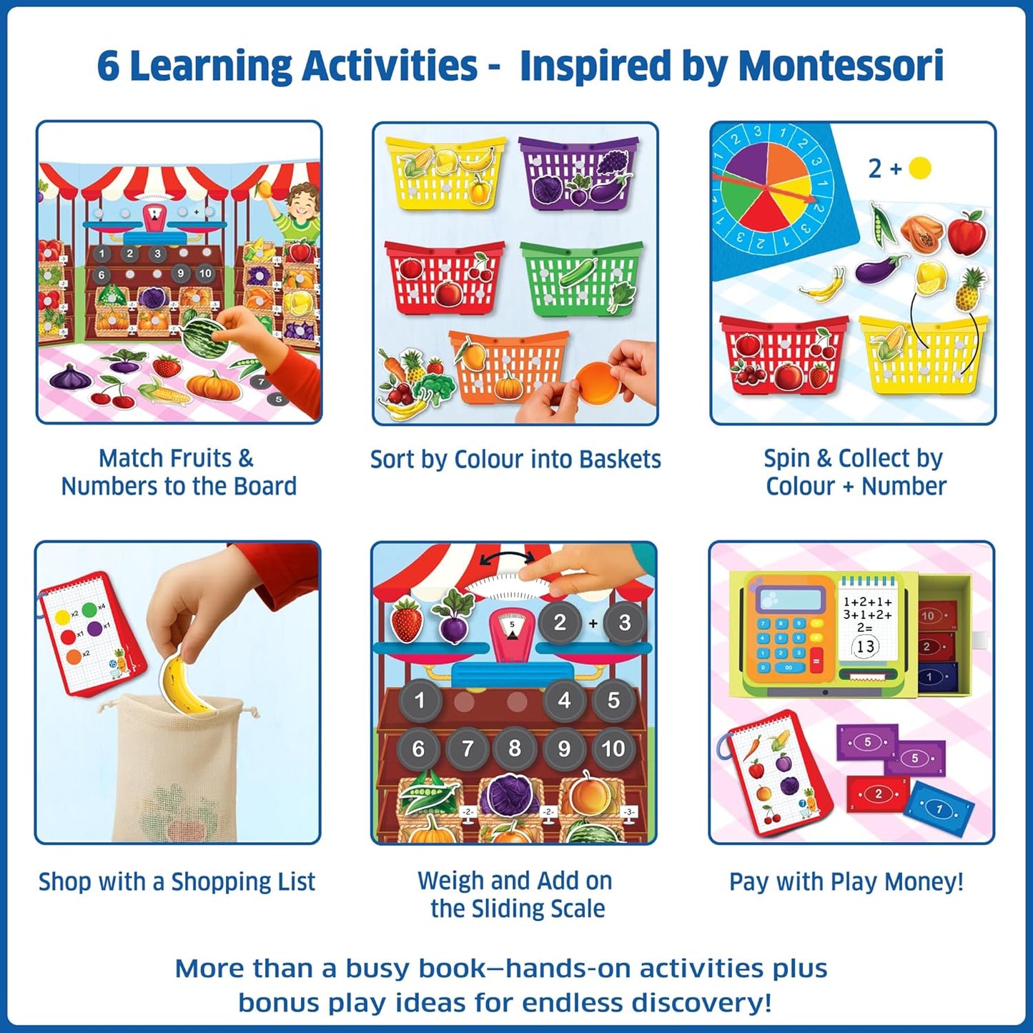Chalk & Chuckles- Busy Market Activity Kit