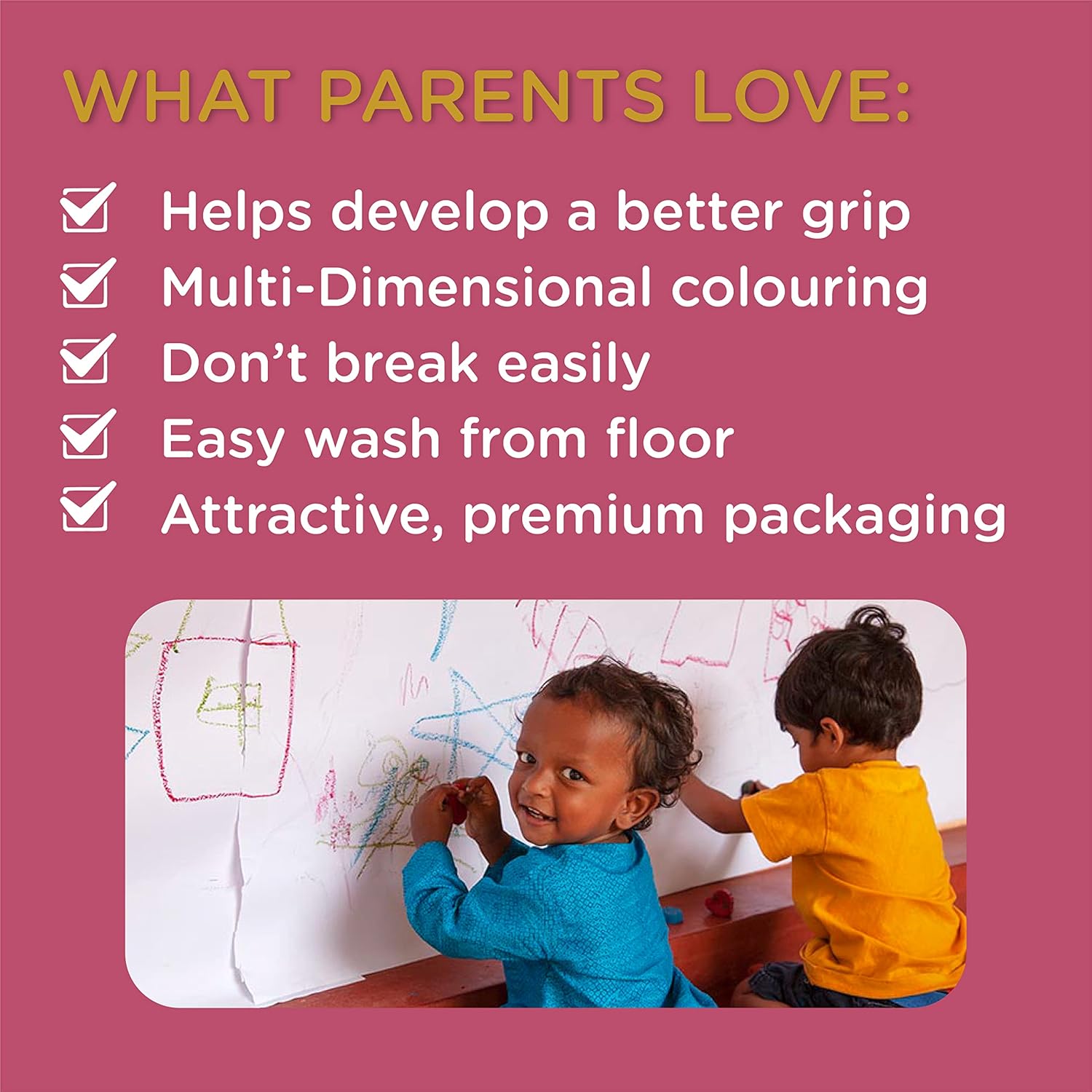 Dabble Organic Beeswax Crayons - Aaram Parents