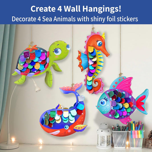 Chalk & Chuckles- Fabulous Foil Art - Sea Animals