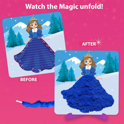 Chalk & Chuckles- Lace Art Princess Unicorn