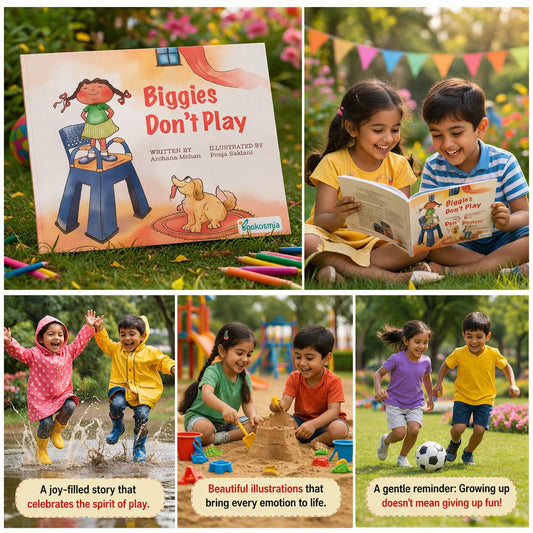Biggies Don’t Play | Children’s Book for Age 3+ | Children’s Picture Book About Growing Up, Imagination & Outdoor Play | Bedtime Story for Ages 3+