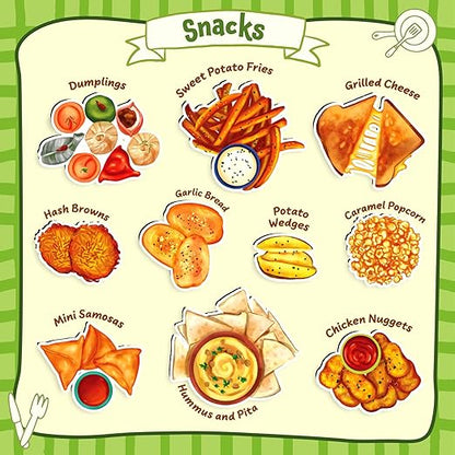 Skillmatics Pretend Play Playset - 100 Most Real Play Foods