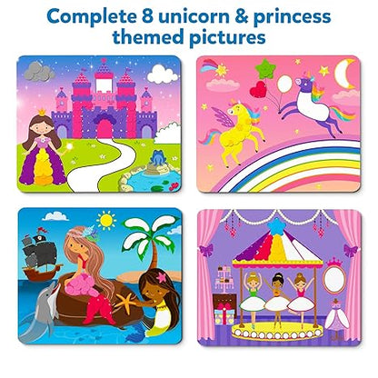 Skillmatics Dot It! Unicorn & Princesses Sticker Craft Kit - Aaram Parents