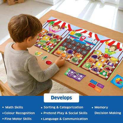 Chalk & Chuckles- Busy Market Activity Kit