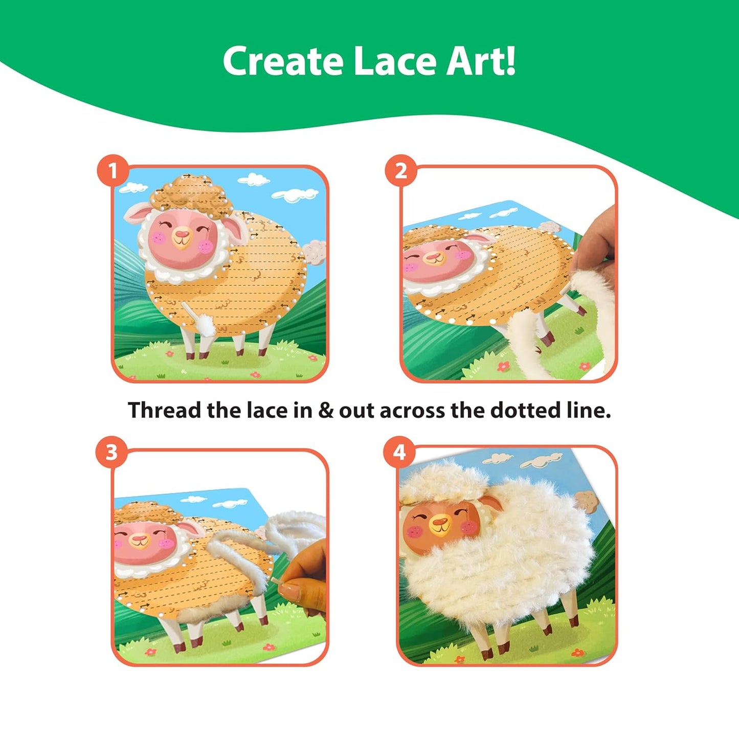 Chalk & Chuckles- Lace Art Furry Animals