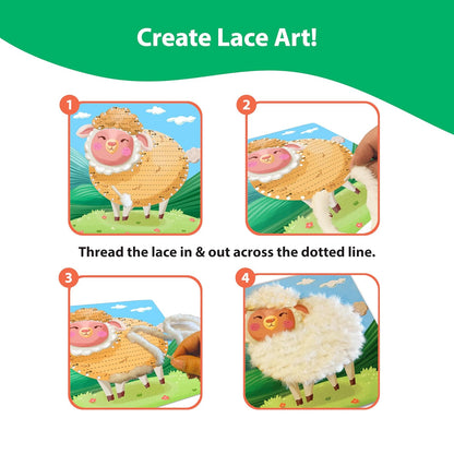 Chalk & Chuckles- Lace Art Furry Animals