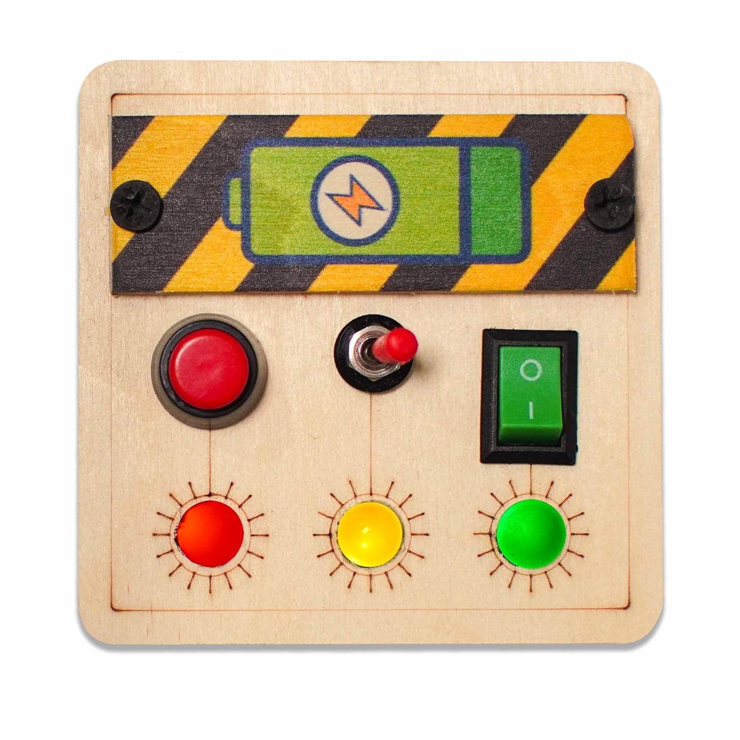 Clapstore Mini Switch Montessori Busyboard - Aaram Parents