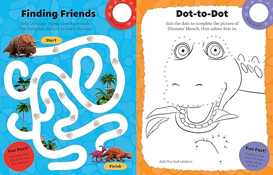 World of Dinosaur Roar! Sticker Book - Aaram Parents