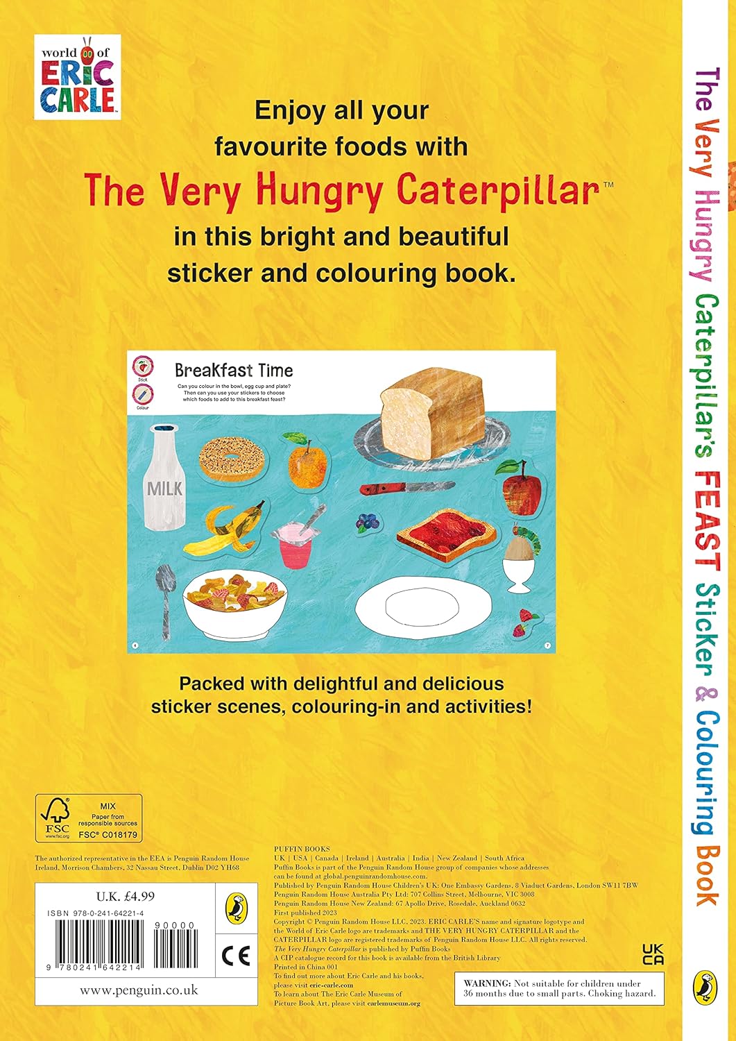 The Very Hungry Caterpillar’s Feast Sticker and Colouring Book