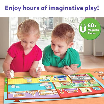 Skillmatics Creative Toy Magnetopia - 2 Variants- Design Your Home/ City - Aaram Parents