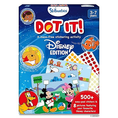 Skillmatics Dot it Disney Edition Craft Kit (Mess-Free Stickering Activity) (Multicolor) - Aaram Parents