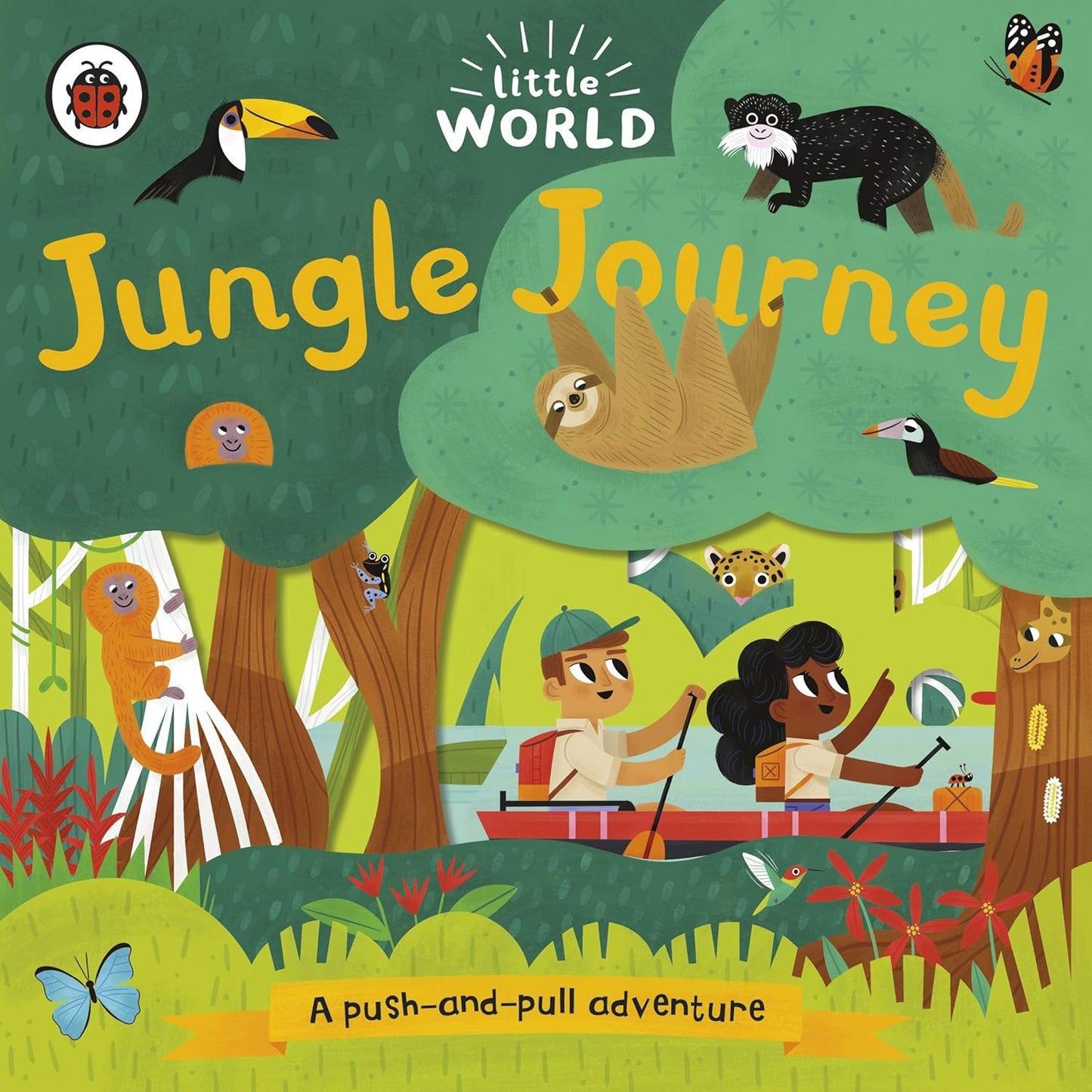 Little World: Jungle Journey: A push-and-pull adventure [Board book]