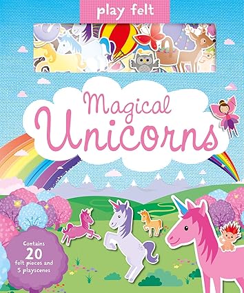 Soft Felt Play Books: Unicorns - Aaram Parents