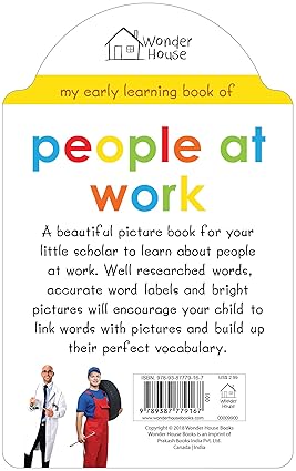 My Early Learning Book of People At Work: Attractive Shape Board Books For Kids - Aaram Parents