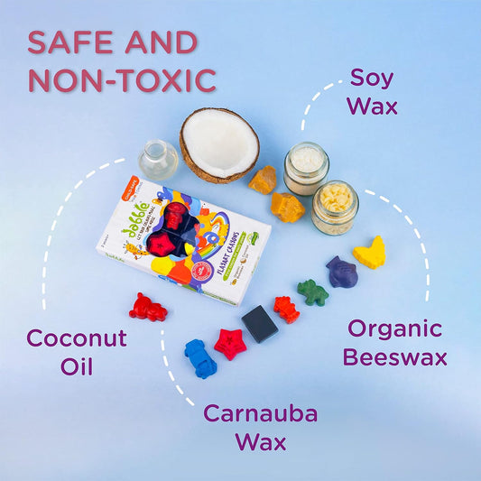 Dabble Organic Beeswax Crayons - Aaram Parents