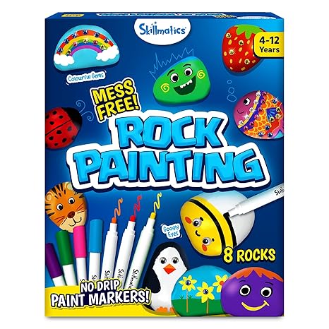 Skillmatics Rock Painting Painting Kit - Aaram Parents