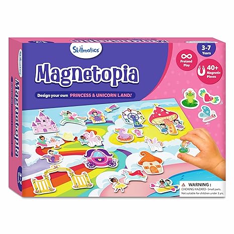 Skillmatics Creative Toy Magnetopia - Princess & Unicorn Land - Aaram Parents