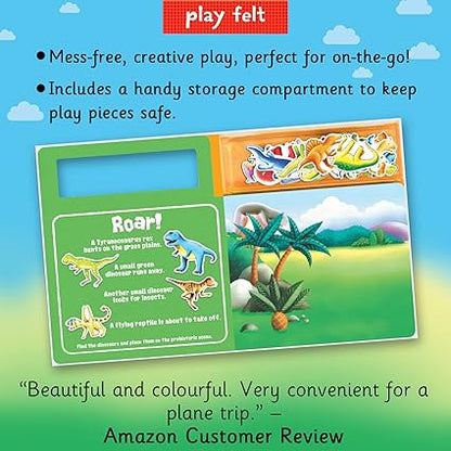 SOFT FELT PLAY BOOKS: DINOSOURS - Aaram Parents