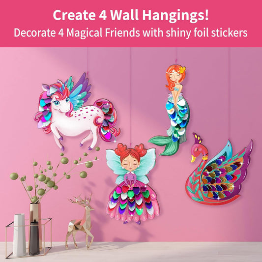 Chalk & Chuckles- Art Foil Art - Magical Friends