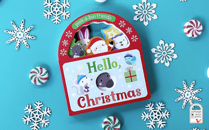 Hello, Christmas!: Peek-a-Boo Friends (Peek-a-boo Handle)