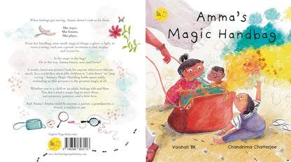 Amma's Magic Handbag Children's Picture Book, Emotional Intelligence and Gentle Parenting Story by Vaishali BK and Chandrima Chatterjee, Ages 4-8