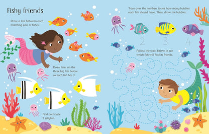 Usborne- Wipe Clean- Mermaid Activities
