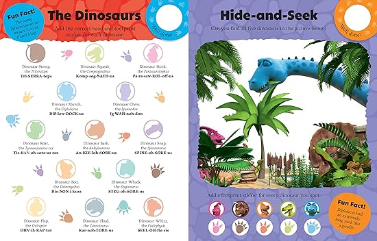 World of Dinosaur Roar! Sticker Book - Aaram Parents