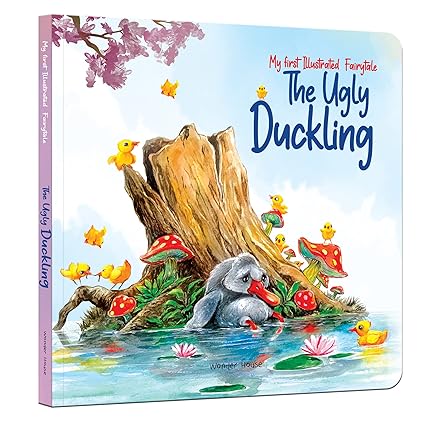 My first Illustrated Fairytale Board Book - The Ugly Duckling Board Book - Aaram Parents