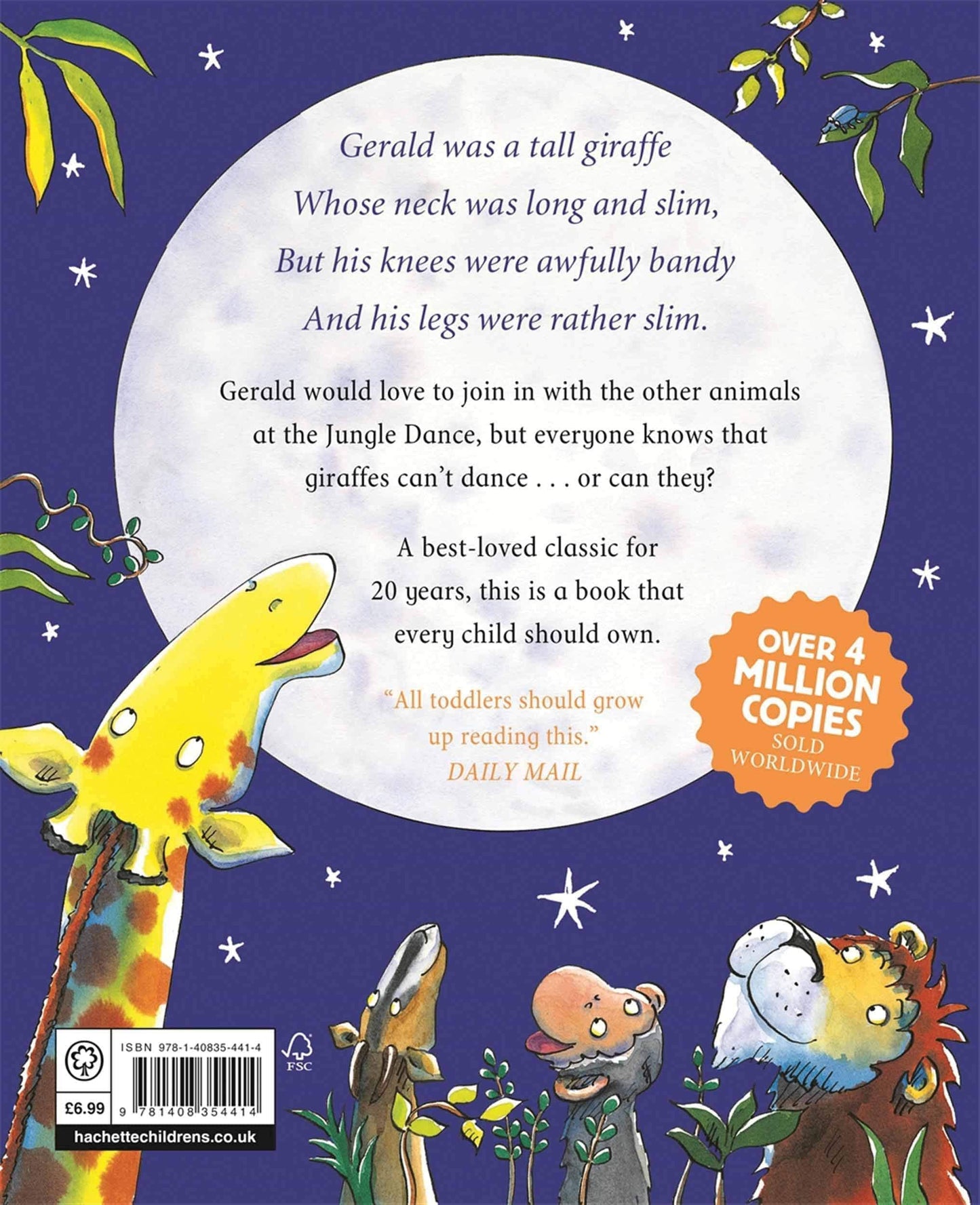 Giraffes Can't Dance - Board Book by Giles Andreae