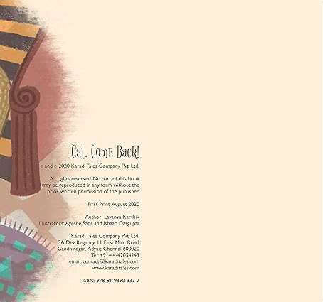 Cat, Come Back! [Wall Chart] - Aaram Parents