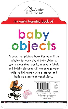 My early learning book of Baby Objects: Attractive Shape Board Books For Kids - Aaram Parents