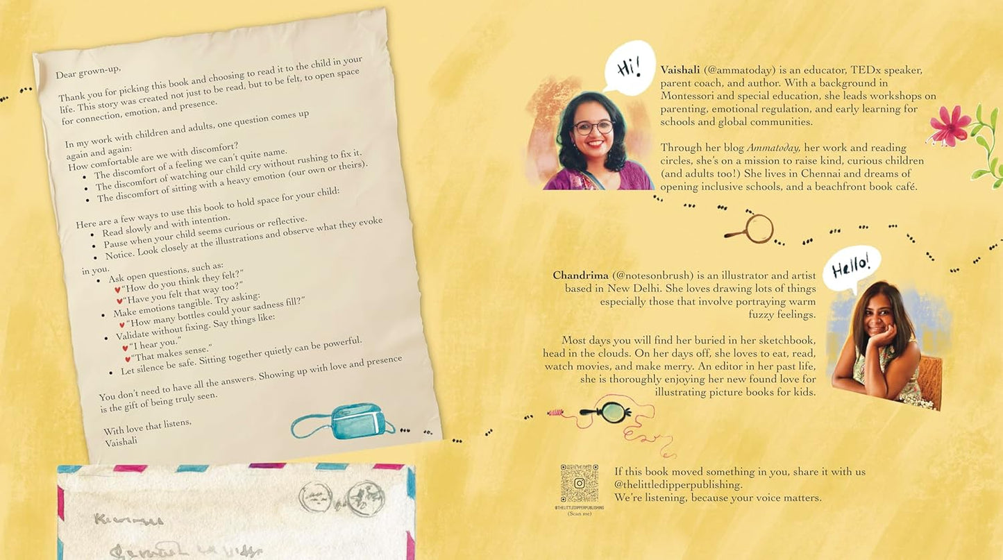 Amma's Magic Handbag Children's Picture Book, Emotional Intelligence and Gentle Parenting Story by Vaishali BK and Chandrima Chatterjee, Ages 4-8