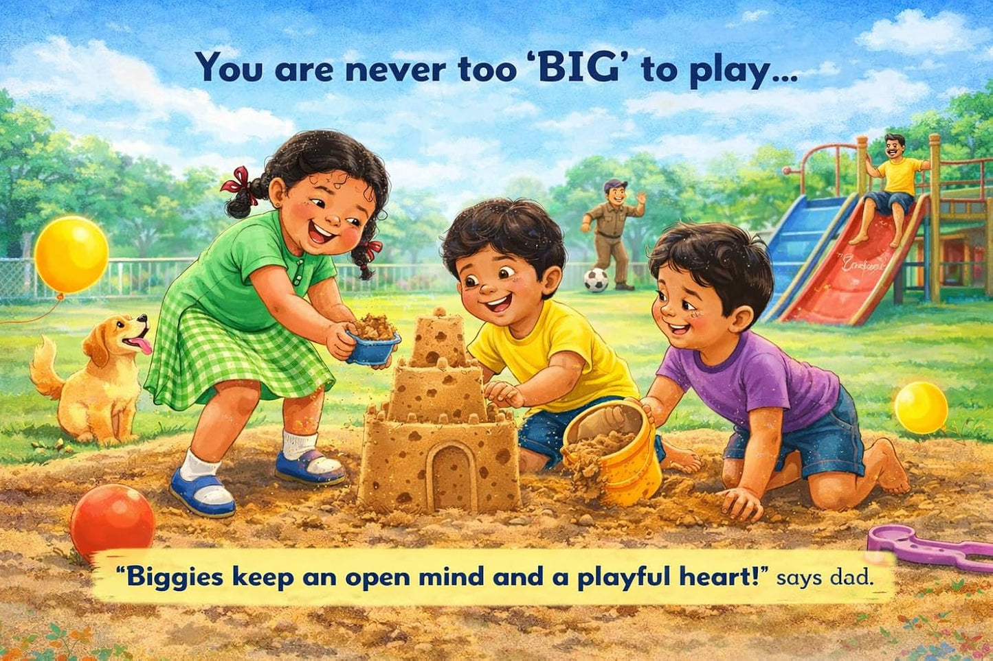 Biggies Don’t Play | Children’s Book for Age 3+ | Children’s Picture Book About Growing Up, Imagination & Outdoor Play | Bedtime Story for Ages 3+