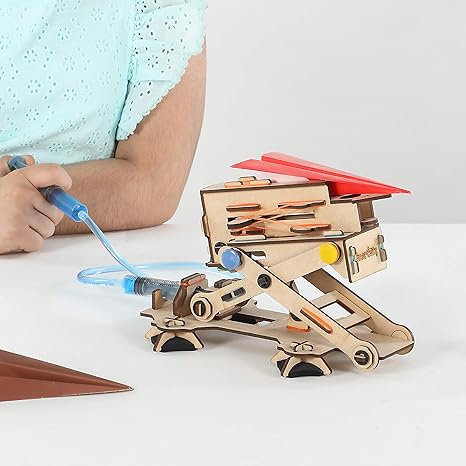 Smartivity 2-in-1 Hydraulic Aeroplane & Dart Launcher - Aaram Parents