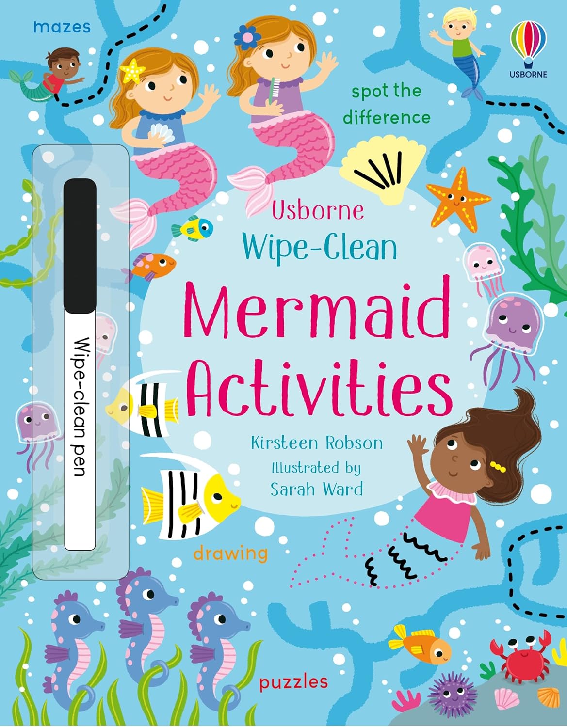 Usborne- Wipe Clean- Mermaid Activities