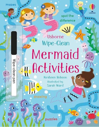 Usborne- Wipe Clean- Mermaid Activities