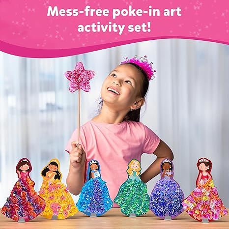 Skillmatics Poke in Art Craft Kit - Magical Princesses - Aaram Parents