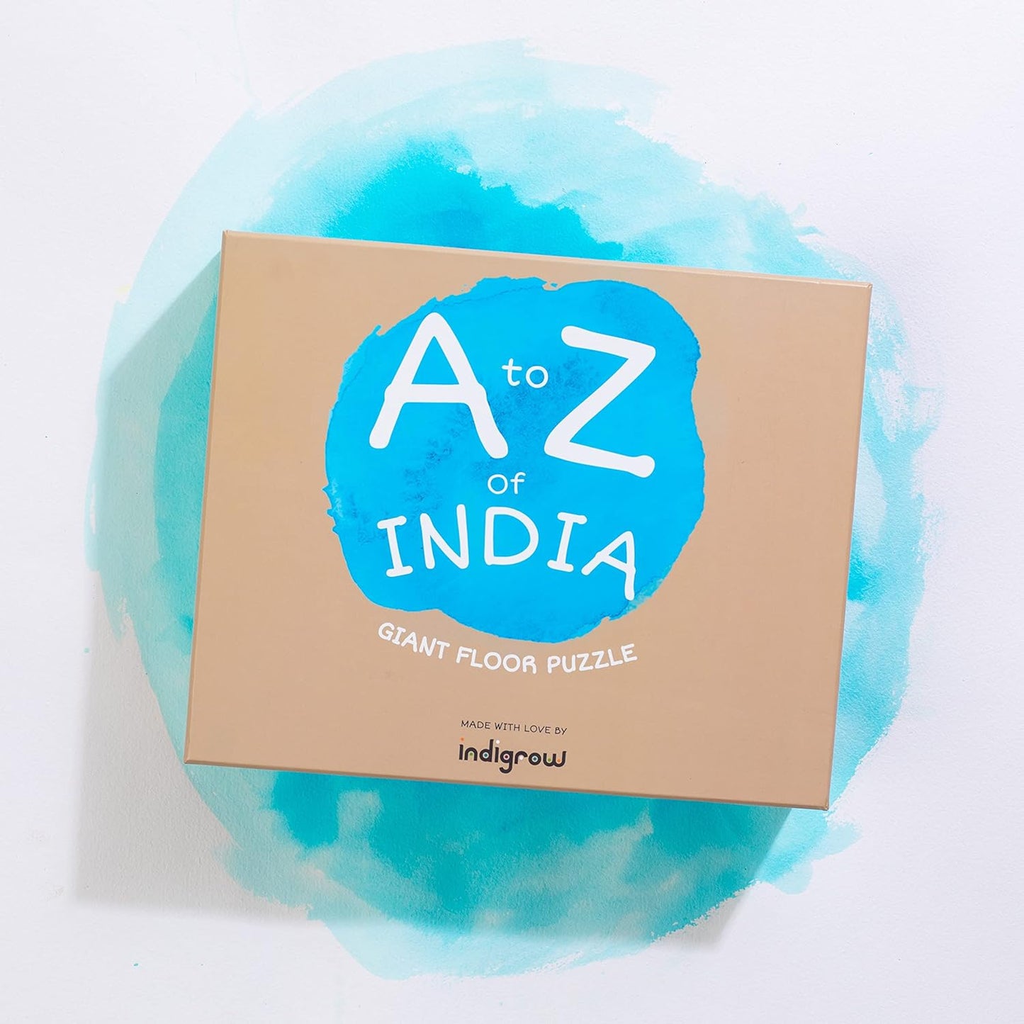 A to Z of India: Giant Floor Puzzle for Kids | Eco-Friendly, Hand-Painted & Educational