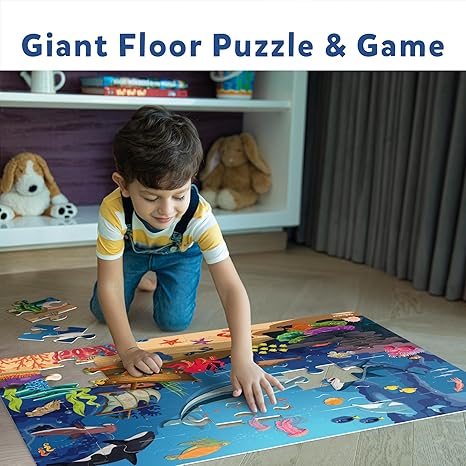 Skillmatics Piece & Play - Underwater Animals Jigsaw Puzzle - Aaram Parents