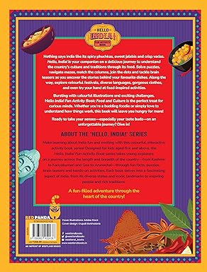 Hello, India! A Fun India Activity Book: Food and Culture
