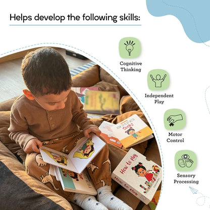 How to Play Series by Sam & Mi - Box Set of 8 Board Books for Kids