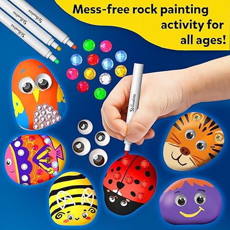 Skillmatics Rock Painting Painting Kit - Aaram Parents
