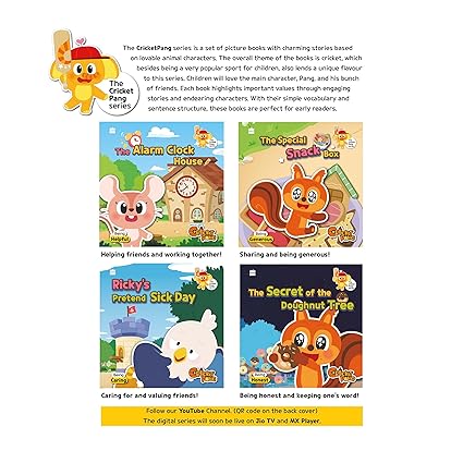 Cricket Pang Values Series: Set Of Five Books - Aaram Parents