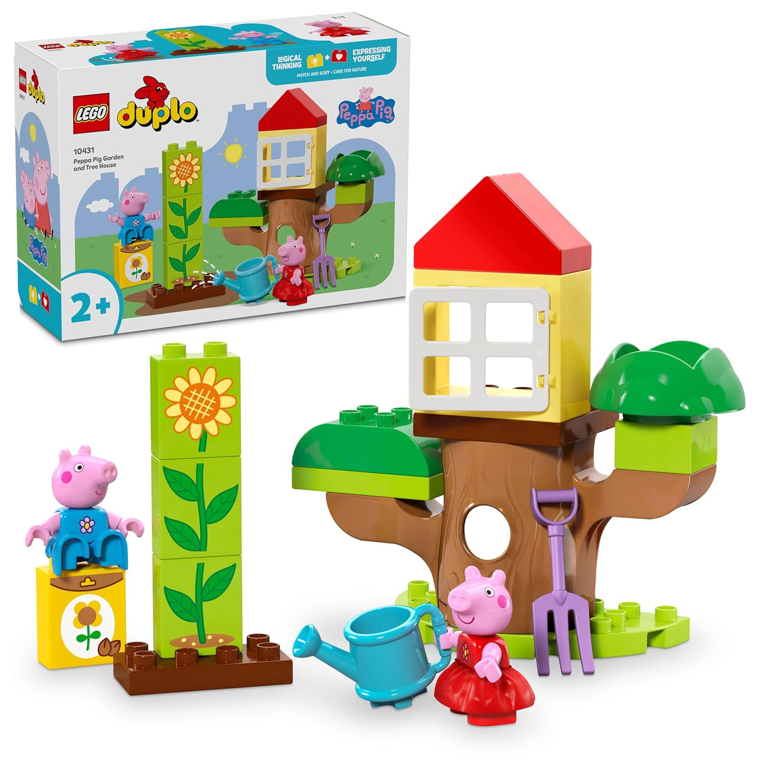 LEGO DUPLO Peppa Pig Garden and Tree House Toy - Aaram Parents