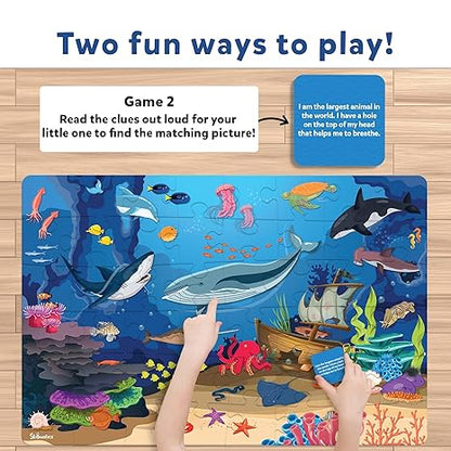 Skillmatics Piece & Play - Underwater Animals Jigsaw Puzzle - Aaram Parents
