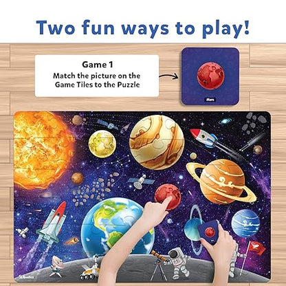 Skillmatics Piece & Play - Up in Space Puzzle - Aaram Parents