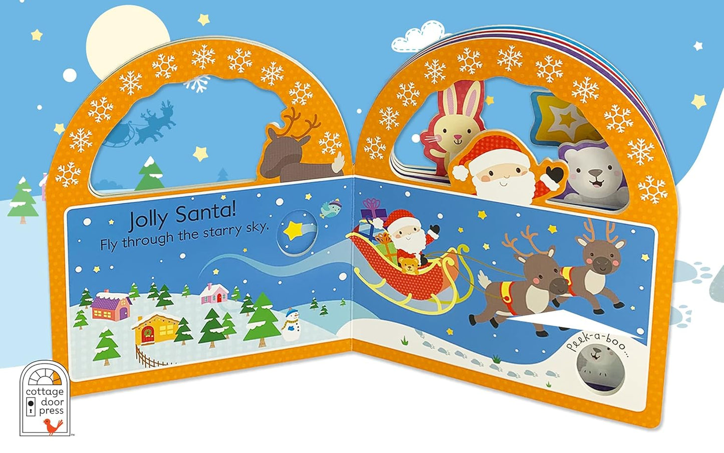 Hello, Christmas!: Peek-a-Boo Friends (Peek-a-boo Handle)